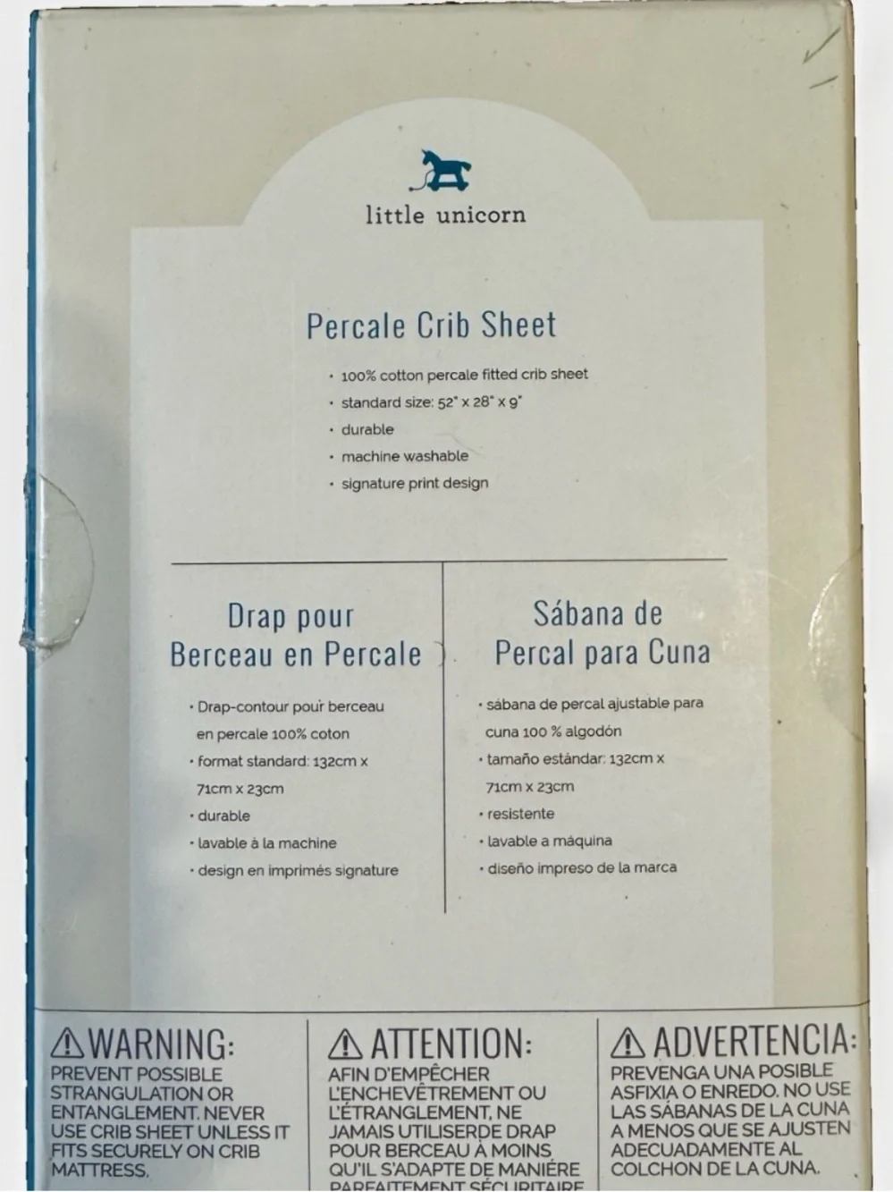 Percale Crib Sheet in Red Floral